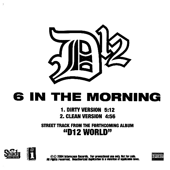 6 In The Morning cover