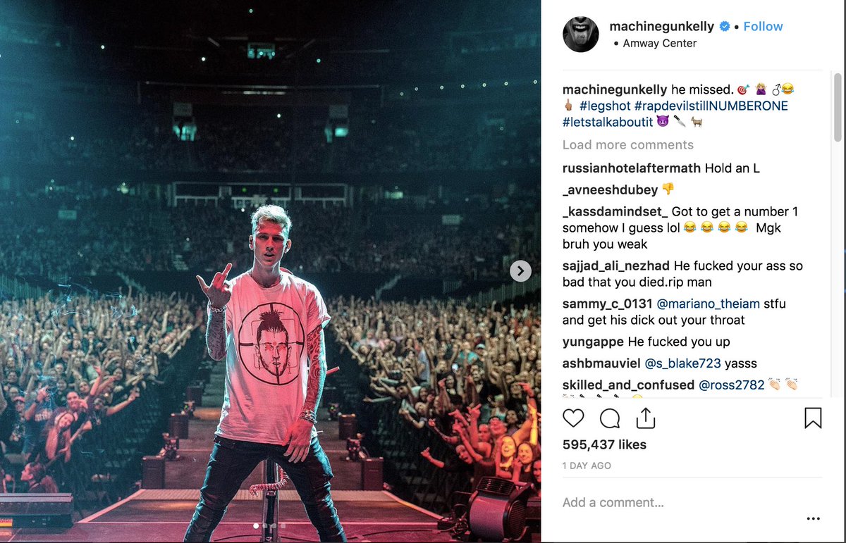 He Missed - MGK Instagram Post